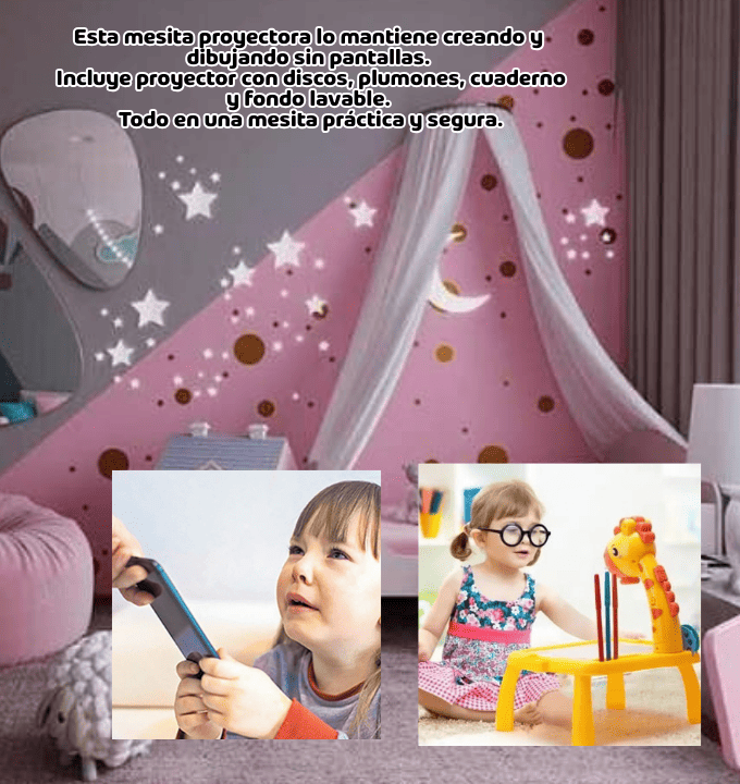 Kit Mesita Proyector Educativo - Diversión Sin Pantallas🌟