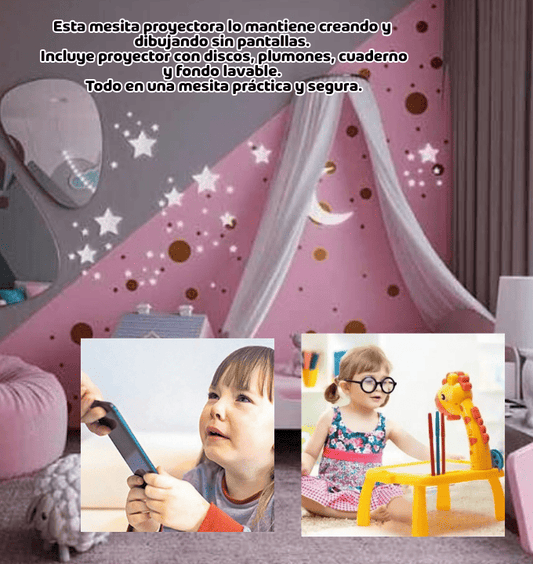 Kit Mesita Proyector Educativo - Diversión Sin Pantallas🌟